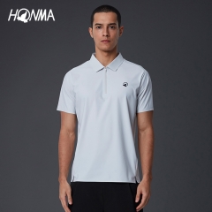 HONMA高尔夫服装男士短袖POLO衫2020夏季翻领短袖T恤速干修身运动男短袖