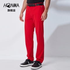 HONMA2020春夏季新品运动面料休闲裤高尔夫衣服男GOLF时尚纯色长裤
