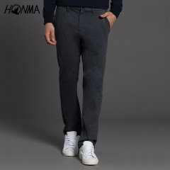 HONMA高尔夫服装男式长裤 高尔夫长裤秋季纯色运动休闲裤子运动裤