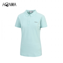 HONMA高尔夫服装女式Polo衫2020夏季速干运动短袖T恤Golf弹力T恤