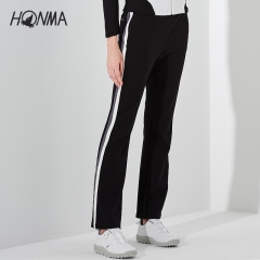 HONMA2020秋冬新款女式长裤腰部设计简洁配色时尚造型